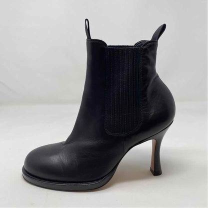 Pre-Owned Celine Black Leather Shoe Size 5.5 Designer Shoes