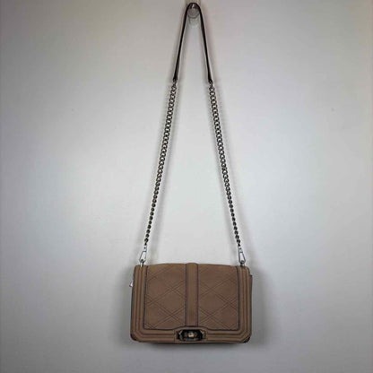 Pre-Owned Rebecca Minkoff Taupe Leather Handbag