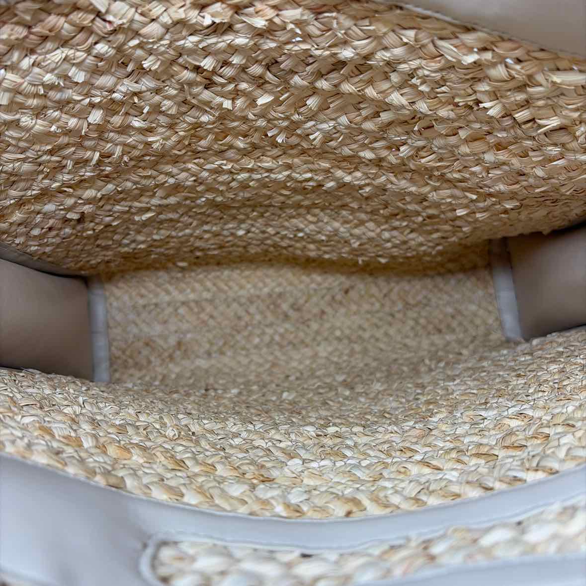Pre-Owned Cult Gia Straw Straw Handbag