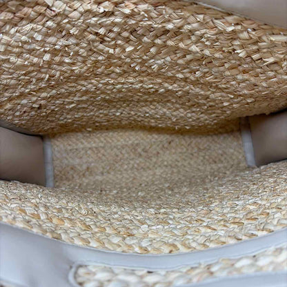 Pre-Owned Cult Gia Straw Straw Handbag