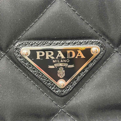 Pre-Owned Prada Black Nylon Designer Handbag