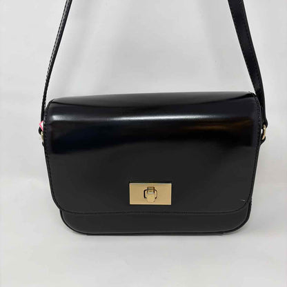 Pre-Owned J Crew Black Patent Handbag