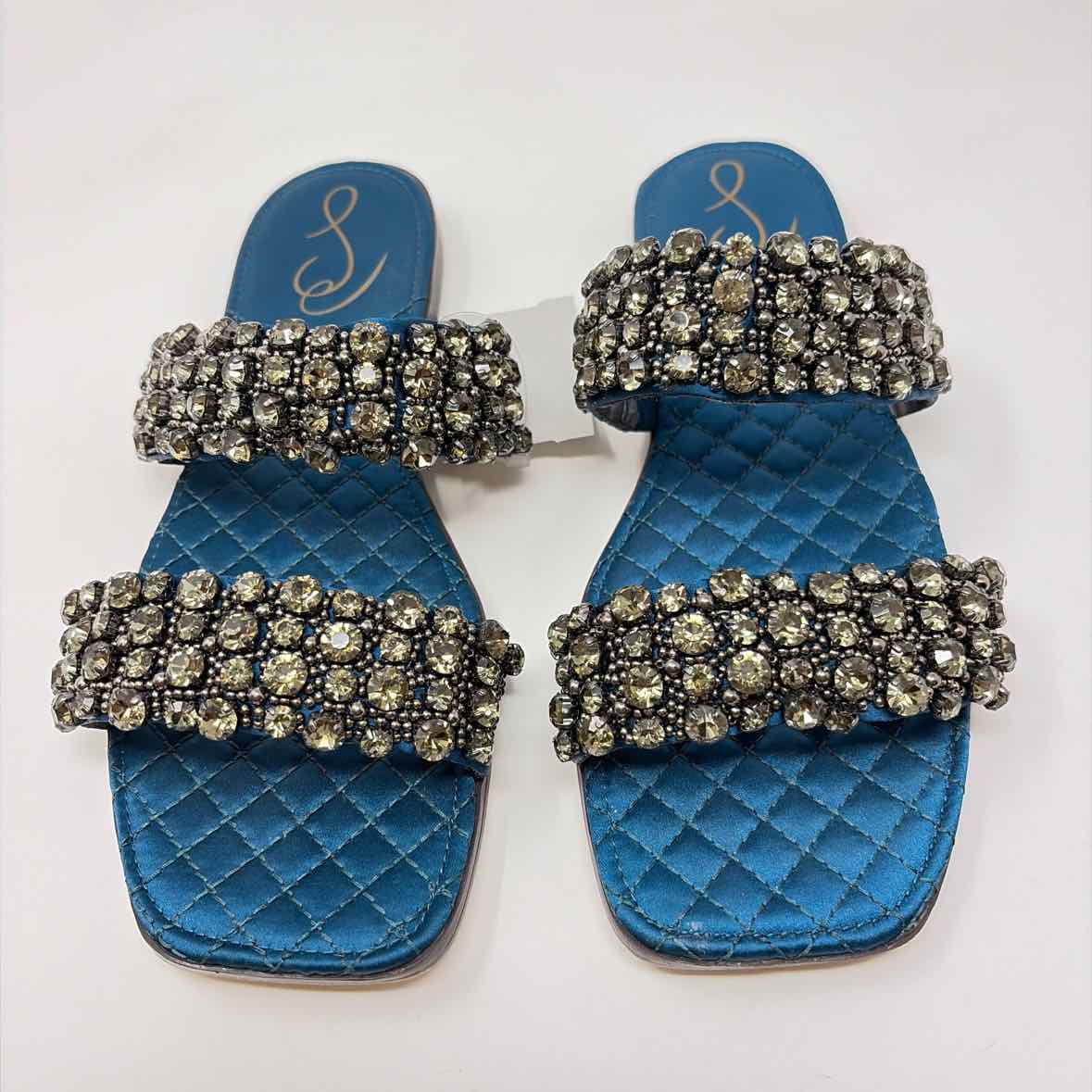 Pre-Owned Shoe Size 6.5 Sam Edelman Teal Sandals