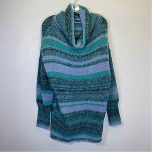 Pre-Owned Size S Free People Turquoise Stripe Sweater
