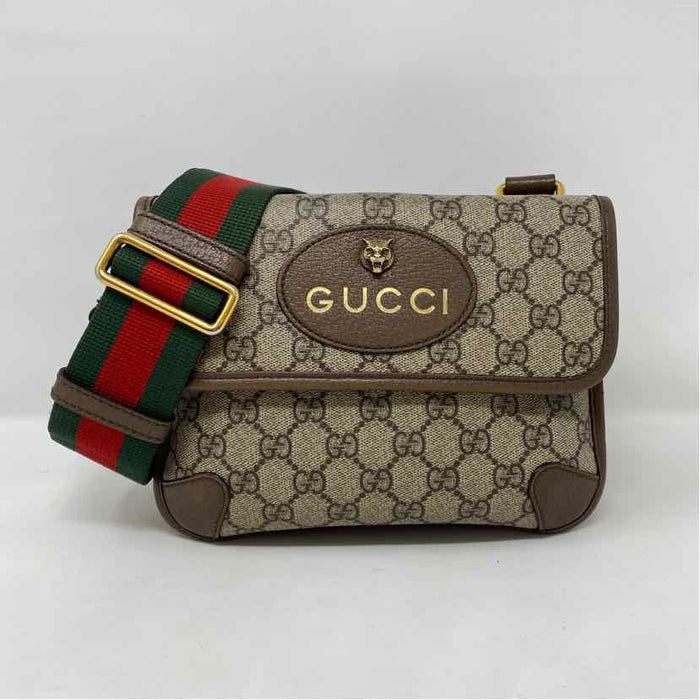 Pre-Owned Gucci Monogram Canvas Designer Handbag