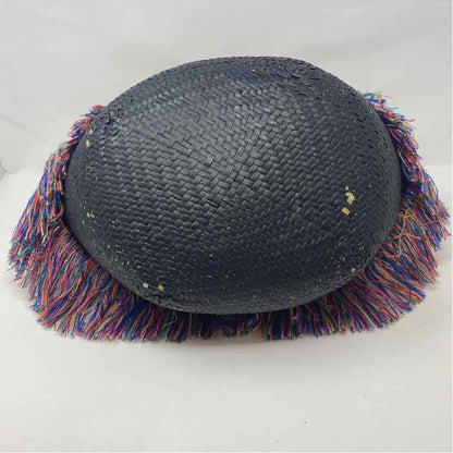 Pre-Owned Don't Stop Beaching Straw Straw Handbag