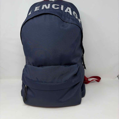 Pre-Owned Balenciaga Navy Multi Nylon Designer Handbag