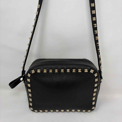Pre-Owned Valentino Black Leather Designer Handbag