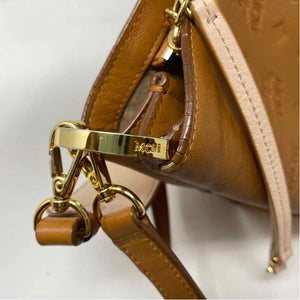 Pre-Owned MCM Cognac Leather Designer Handbag