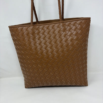 Pre-Owned Ann Taylor Brown Leather Handbag