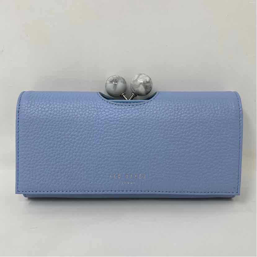 Pre-Owned Ted Baker Blue Leather Wallet