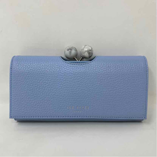 Pre-Owned Ted Baker Blue Leather Wallet