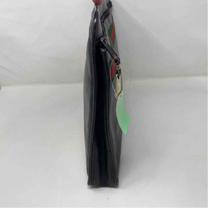 Pre-Owned Gucci Black Leather Designer Handbag