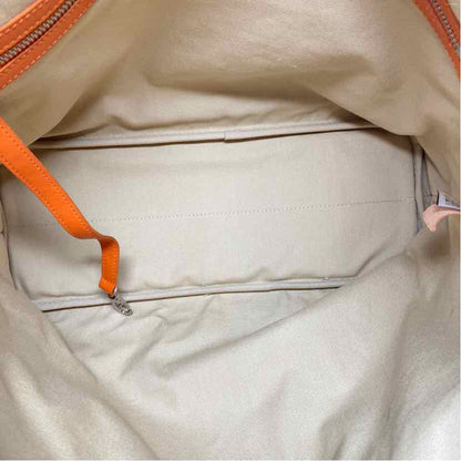 Pre-Owned Longchamp Orange Leather Handbag