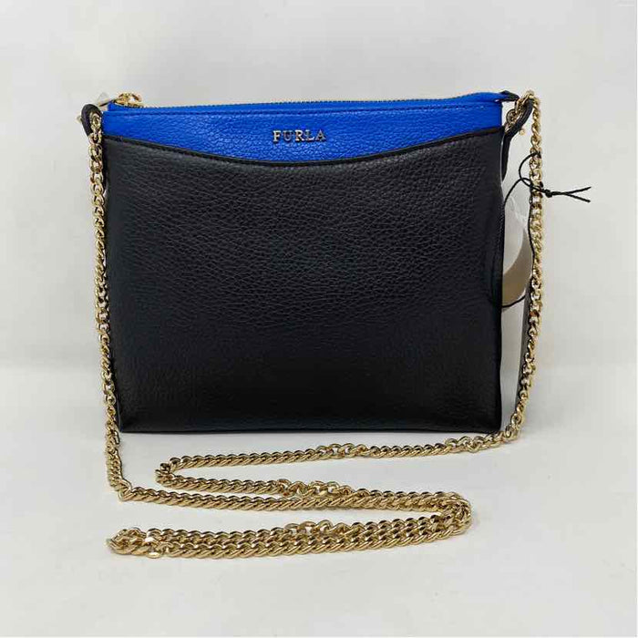 Pre-Owned Furla Black Leather Handbag