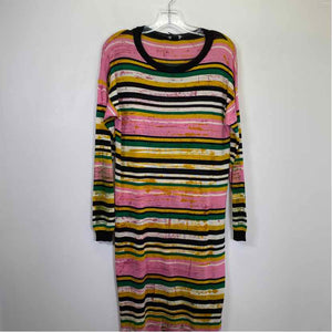 Pre-Owned Size S Avant Toi Pink Stripe Casual Dress
