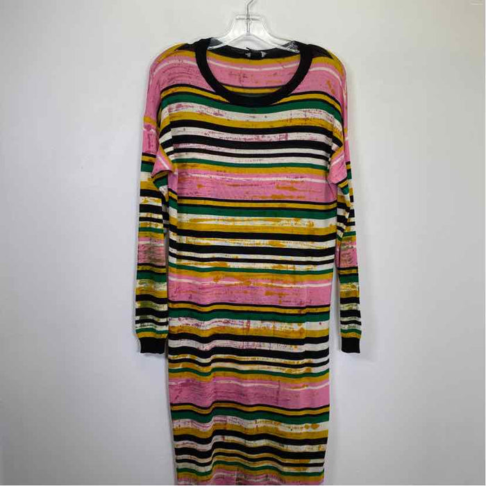 Pre-Owned Size S Avant Toi Pink Stripe Casual Dress