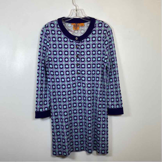 Pre-Owned Size M Tory Burch Purple Multi Casual Dress