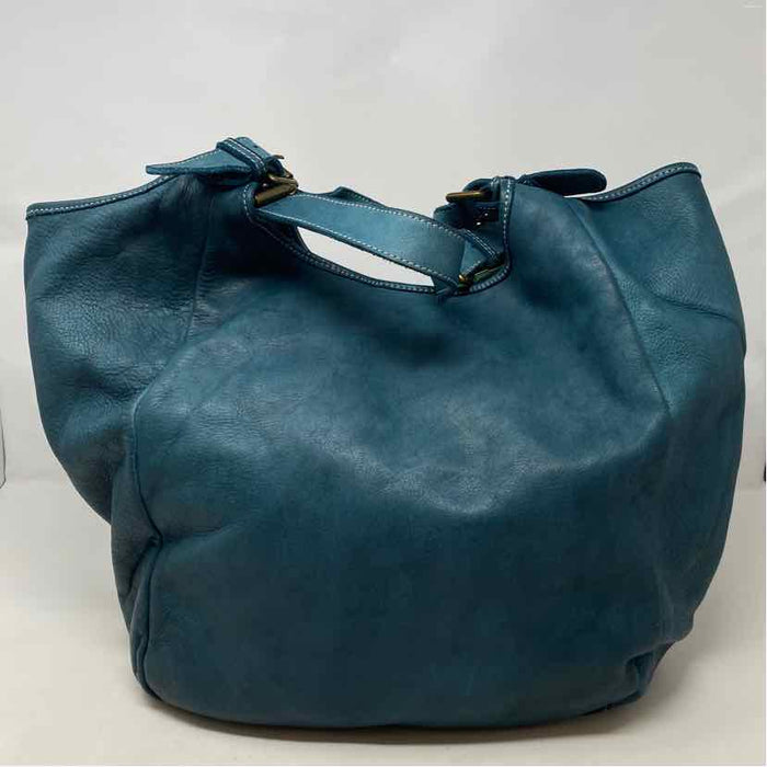 Pre-Owned BolstaNova Teal Leather Handbag