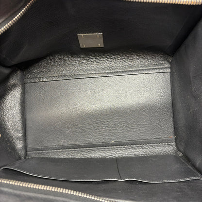 Pre-Owned Celine Black Leather Designer Handbag