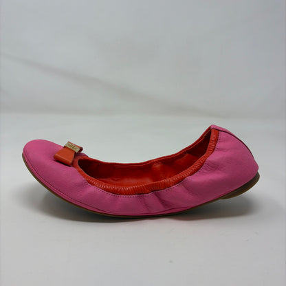 Pre-Owned Shoe Size 9 Tory Burch Pink Flats