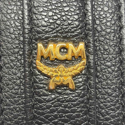 Pre-Owned MCM Black Leather Designer Handbag