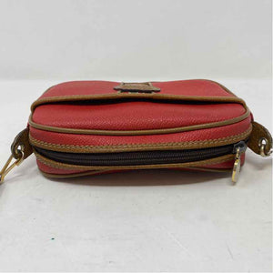 Pre-Owned Leonardo Red Canvas Handbag