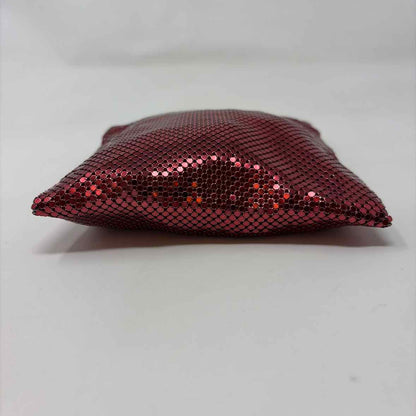 Pre-Owned Whiting & Davis Red Metal Handbag