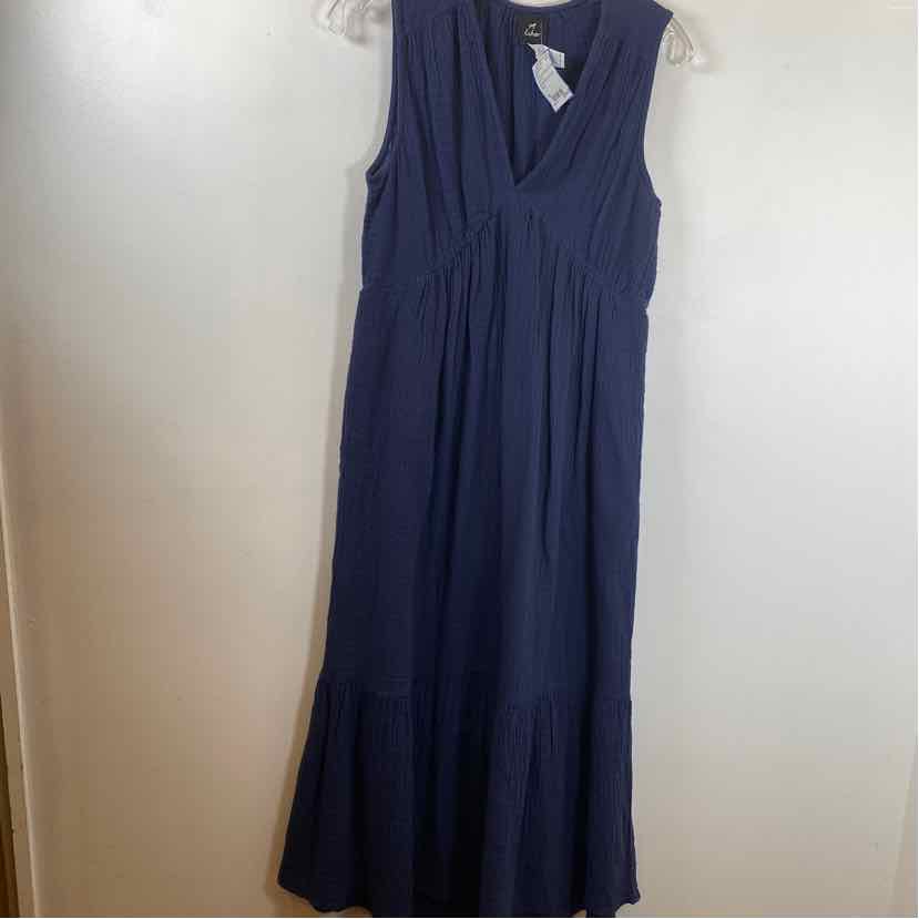 Pre-Owned Size S Echo Navy Casual Dress