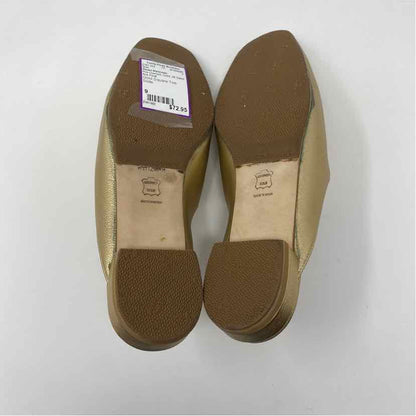 Pre-Owned Shoe Size 9 Stuart Weitzman Gold Slide