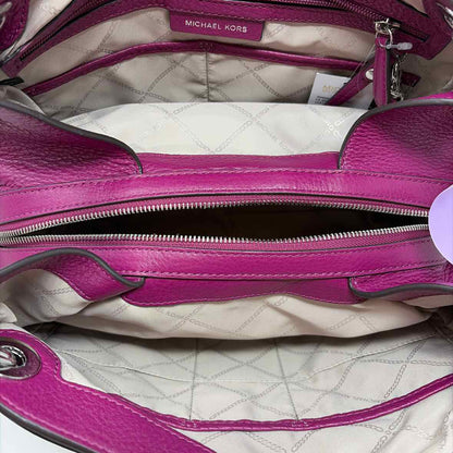 Pre-Owned Michael Kors Magenta Leather Handbag