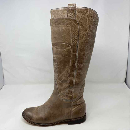 Pre-Owned Shoe Size 7 FRYE Taupe Boots