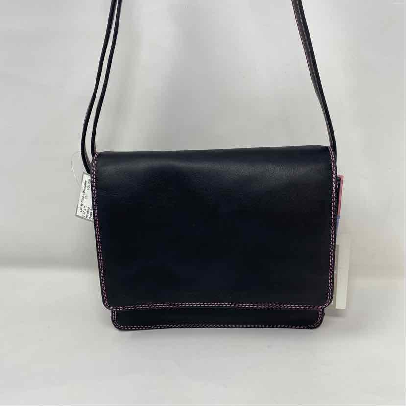 Pre-Owned Derek Alexander Black Multi Leather Handbag