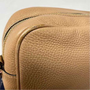 Pre-Owned Gucci Tan Leather Designer Handbag