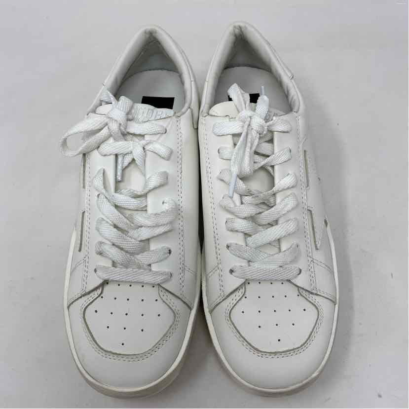 Pre-Owned Golden Goose White Leather Shoe Size 6.5 Designer Shoes