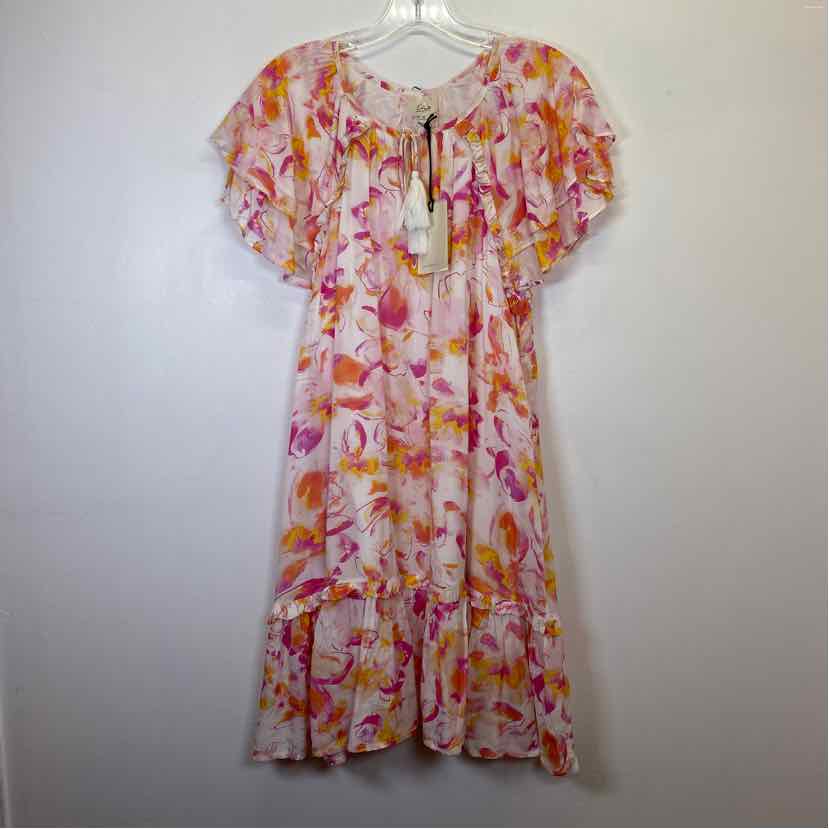 Pre-Owned Size S Elan Pink Multi Casual Dress