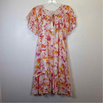 Pre-Owned Size S Elan Pink Multi Casual Dress