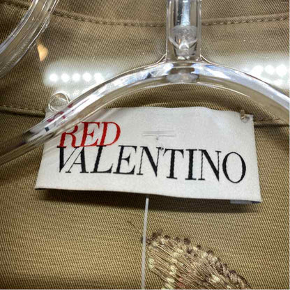 Pre-Owned Red Valentino Beige Multi Fabric Women Size L Designer Clothes