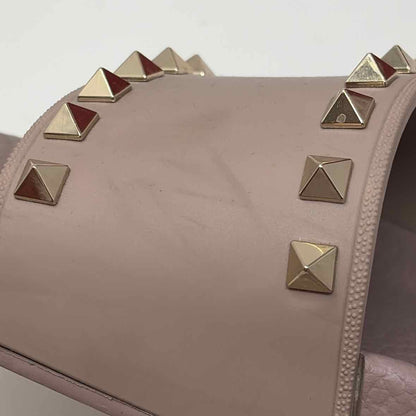 Pre-Owned Valentino Mauve Rubber Shoe Size 7.5 Designer Shoes