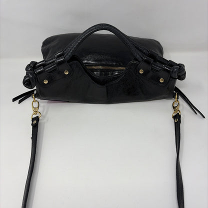 Pre-Owned Pietro Alessandro Black Leather Handbag