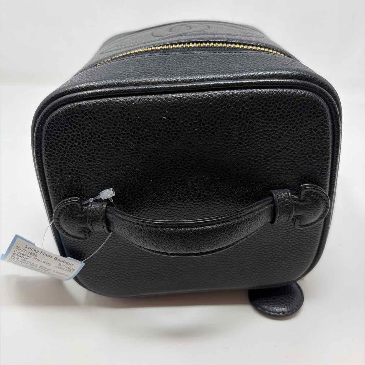 Pre-Owned Chanel Black Leather Designer Handbag