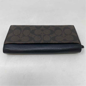 Pre-Owned Coach Brown Canvas Wallet