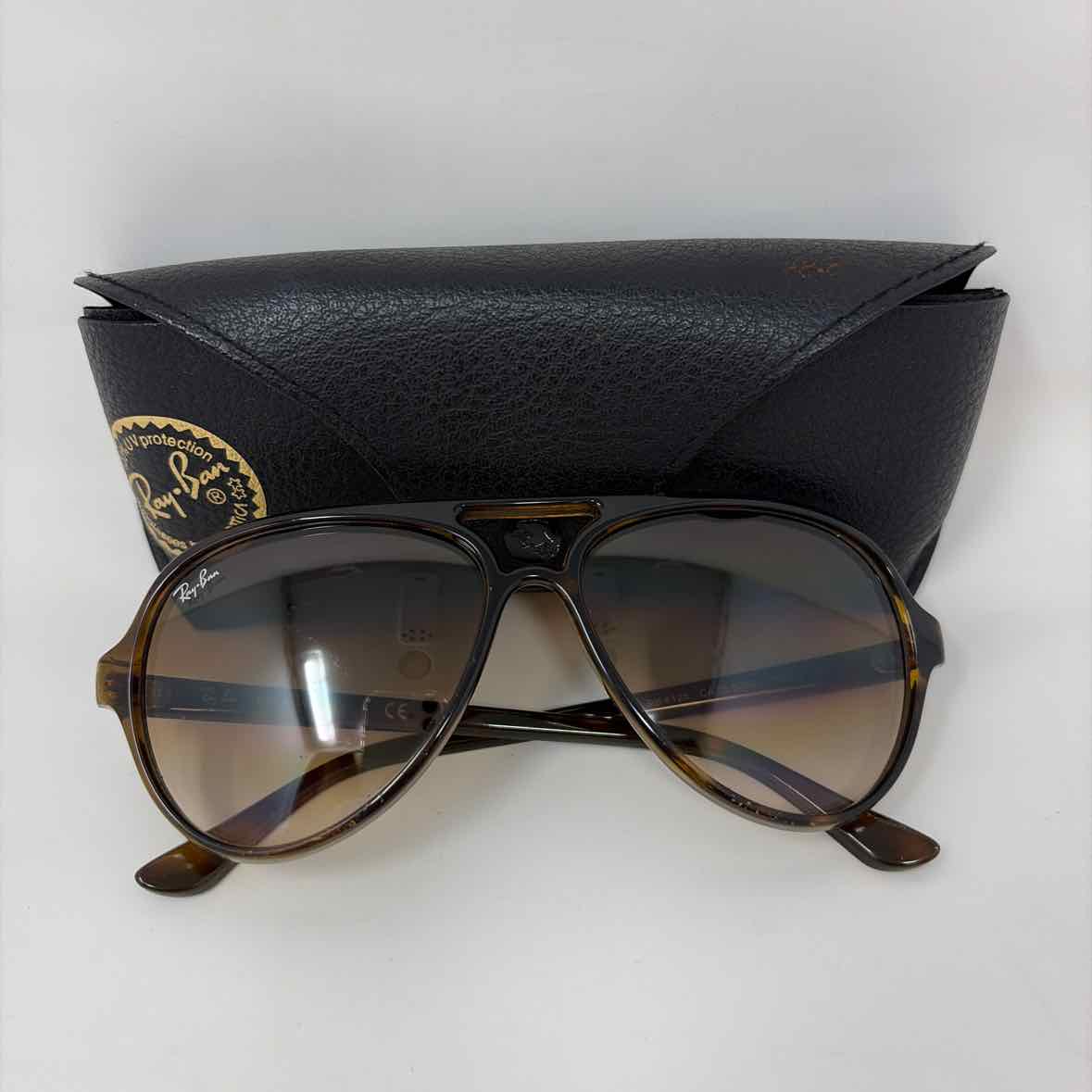 Pre-Owned Rayban Brown Acrylic Sunglasses