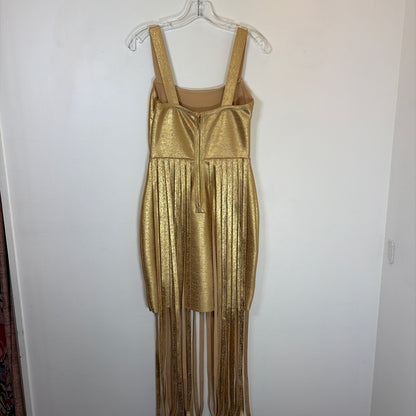 Pre-Owned Size S 36 Point 5 Gold Casual Dress