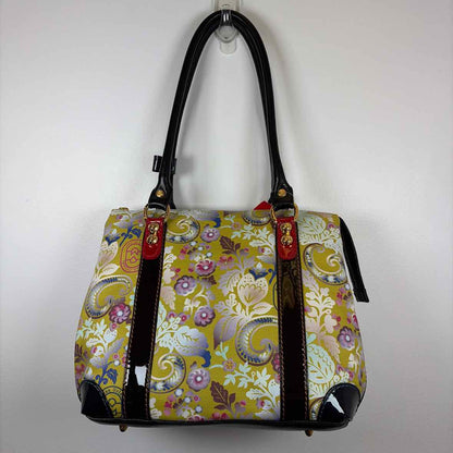 Pre-Owned Maria Orlandi Green Leather Handbag