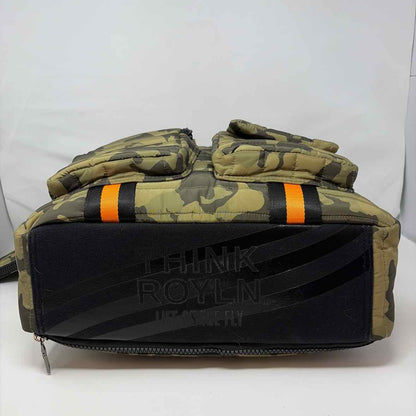 Pre-Owned Think Roylen Camo Nylon Handbag