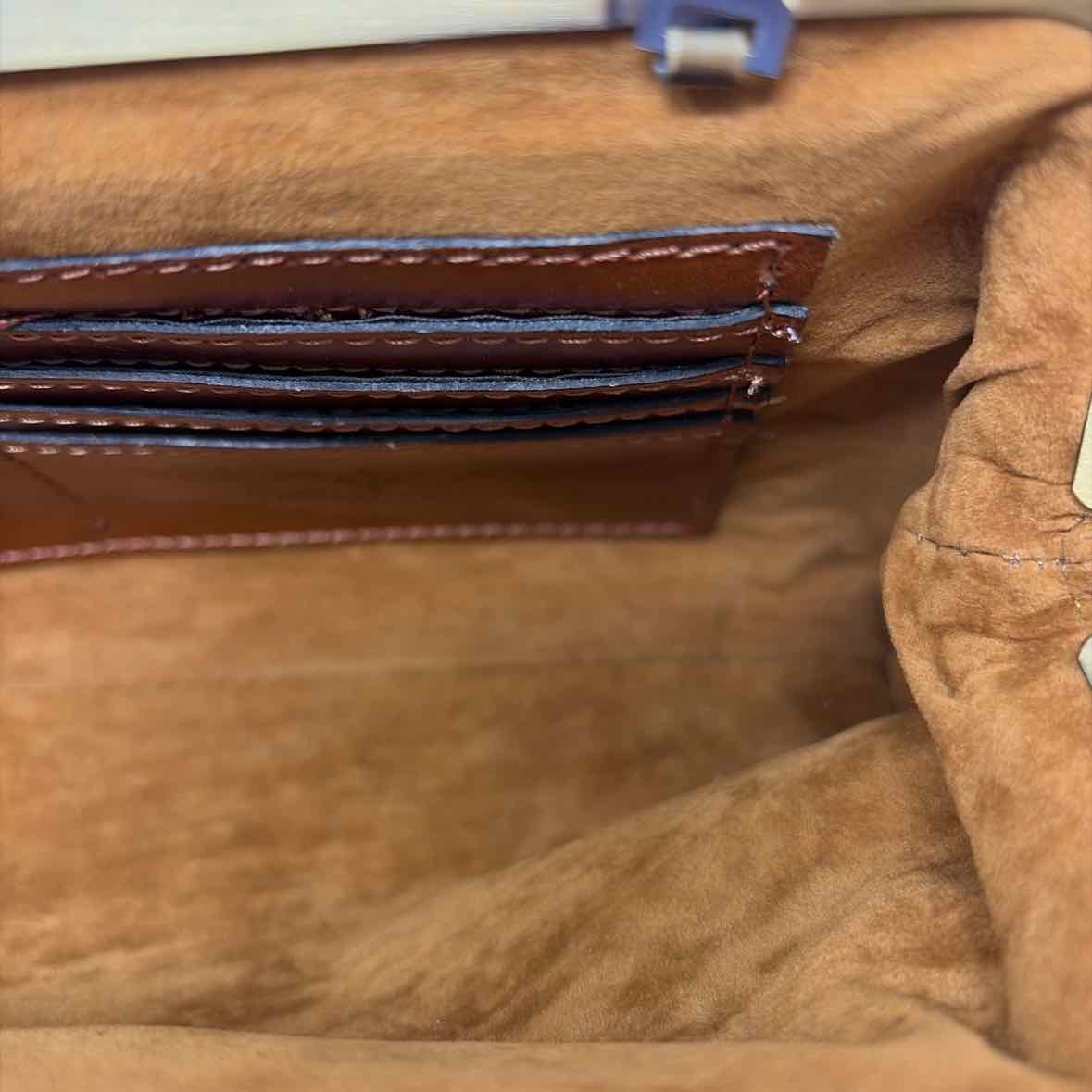 Pre-Owned Patricia Nash Blue Multi Leather Handbag