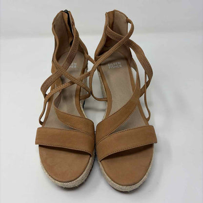Pre-Owned Shoe Size 8 Eileen Fisher Tan Wedge