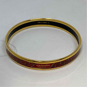 Pre-Owned Hermes Red Enamel Designer Jewelry