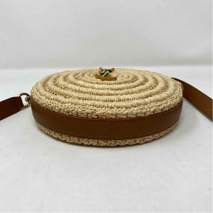 Pre-Owned Saint Laurent Straw Straw Designer Handbag